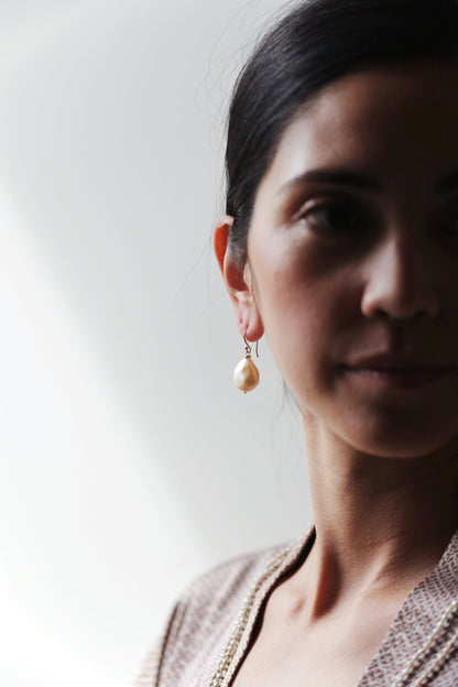 River Song - Baroque Pearl Earrings