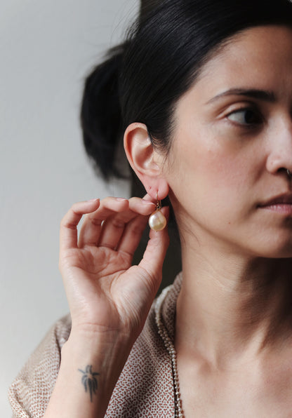 River Song - Baroque Pearl Earrings