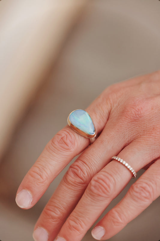 Jamie Joseph - Boulder Opal Ring - Size 7.75