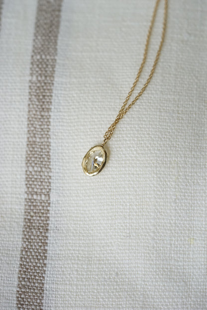 Robin Haley - 14ky gold 1 carat Lab Grown Diamond Necklace