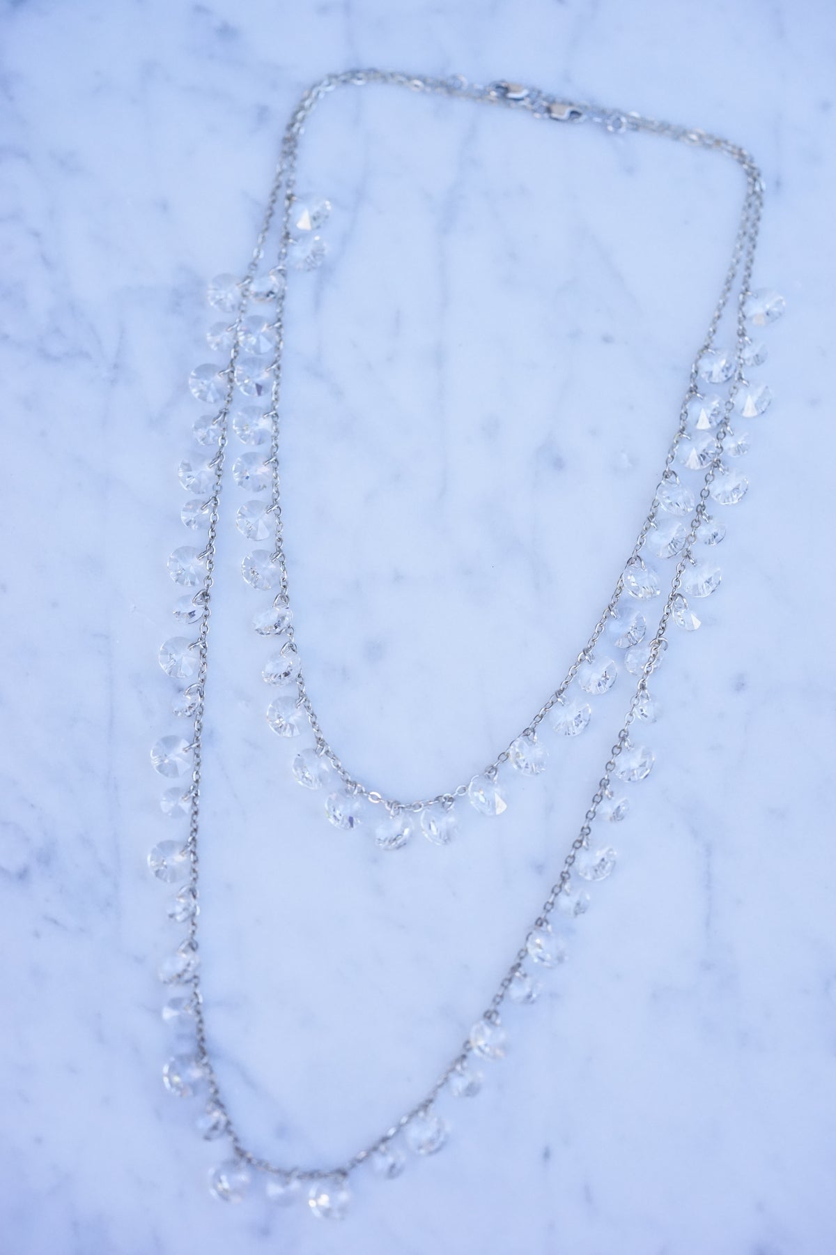Dana Kellin - Silver and Crystal Necklace