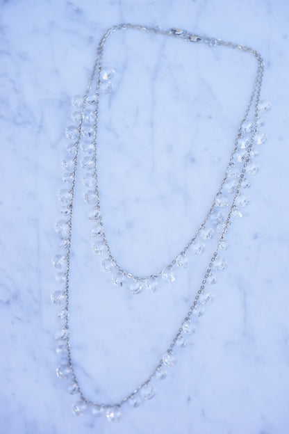 Dana Kellin - Silver and Crystal Necklace