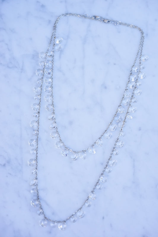 Dana Kellin - Silver and Crystal Necklace