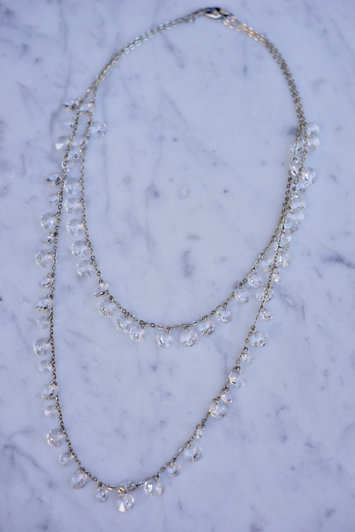 Dana Kellin - Silver and Crystal Necklace