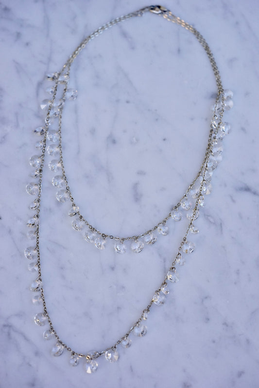 Dana Kellin - Silver and Crystal Necklace