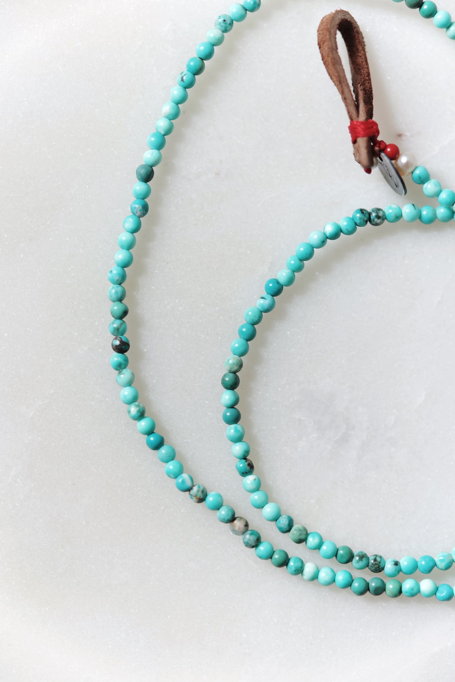 River Song - faceted american turquoise Necklace