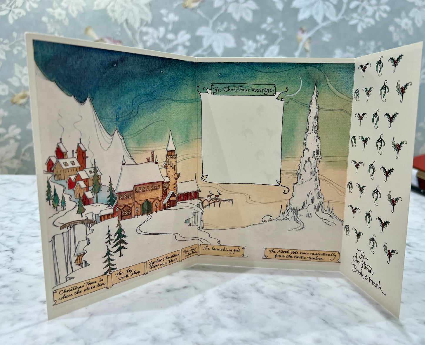 CVS - Father Christmas Cards (Green and Red)