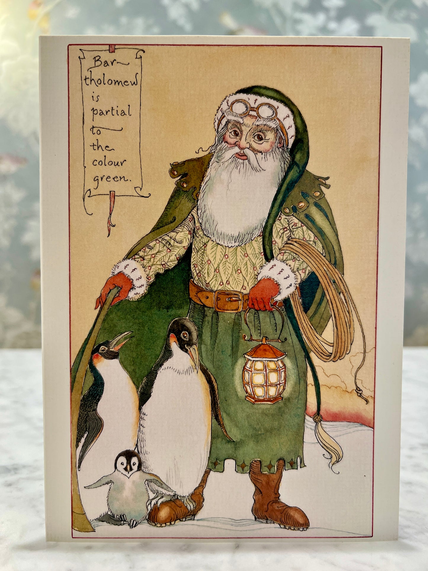 CVS - Father Christmas Cards (Green and Red)