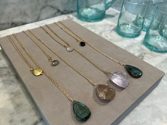 Rock Stella - Green Quartz Ballast Necklace