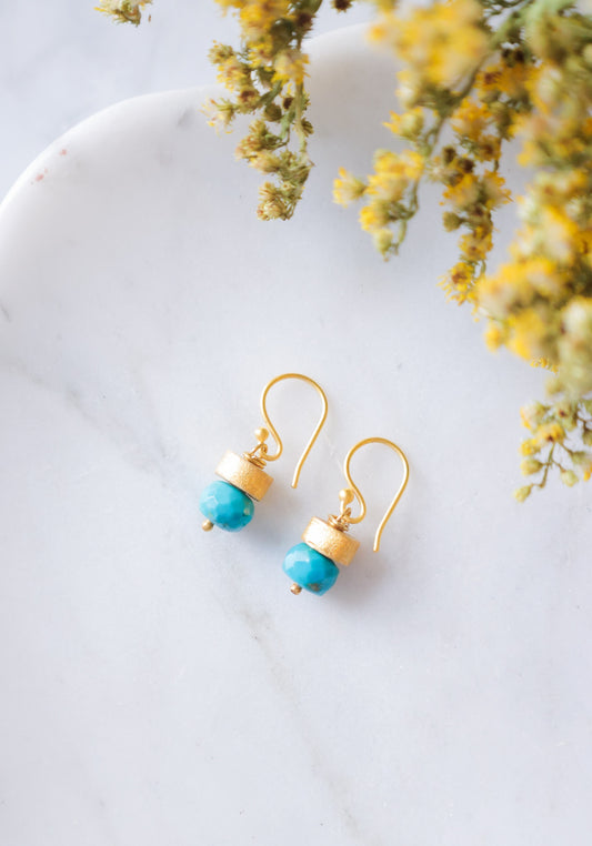 River Song - Turquoise Lantern Earrings