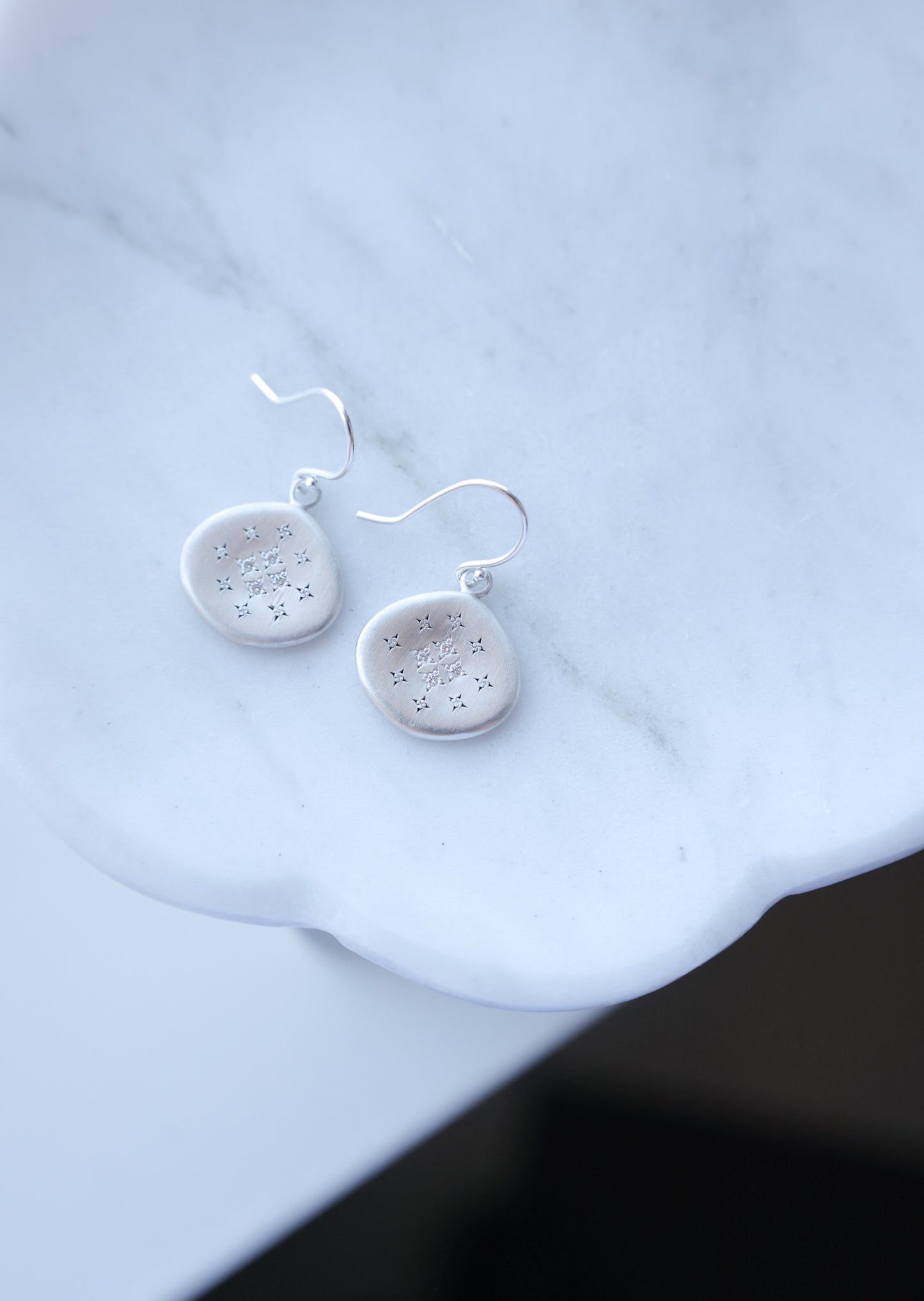 Adel Chefridi - Four Star Silver Lights Earrings