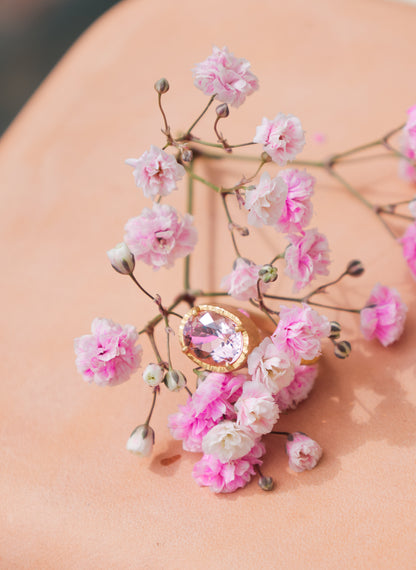 Yasuko Azuma - 2.28ct Morganite Ring - Size 6.5
