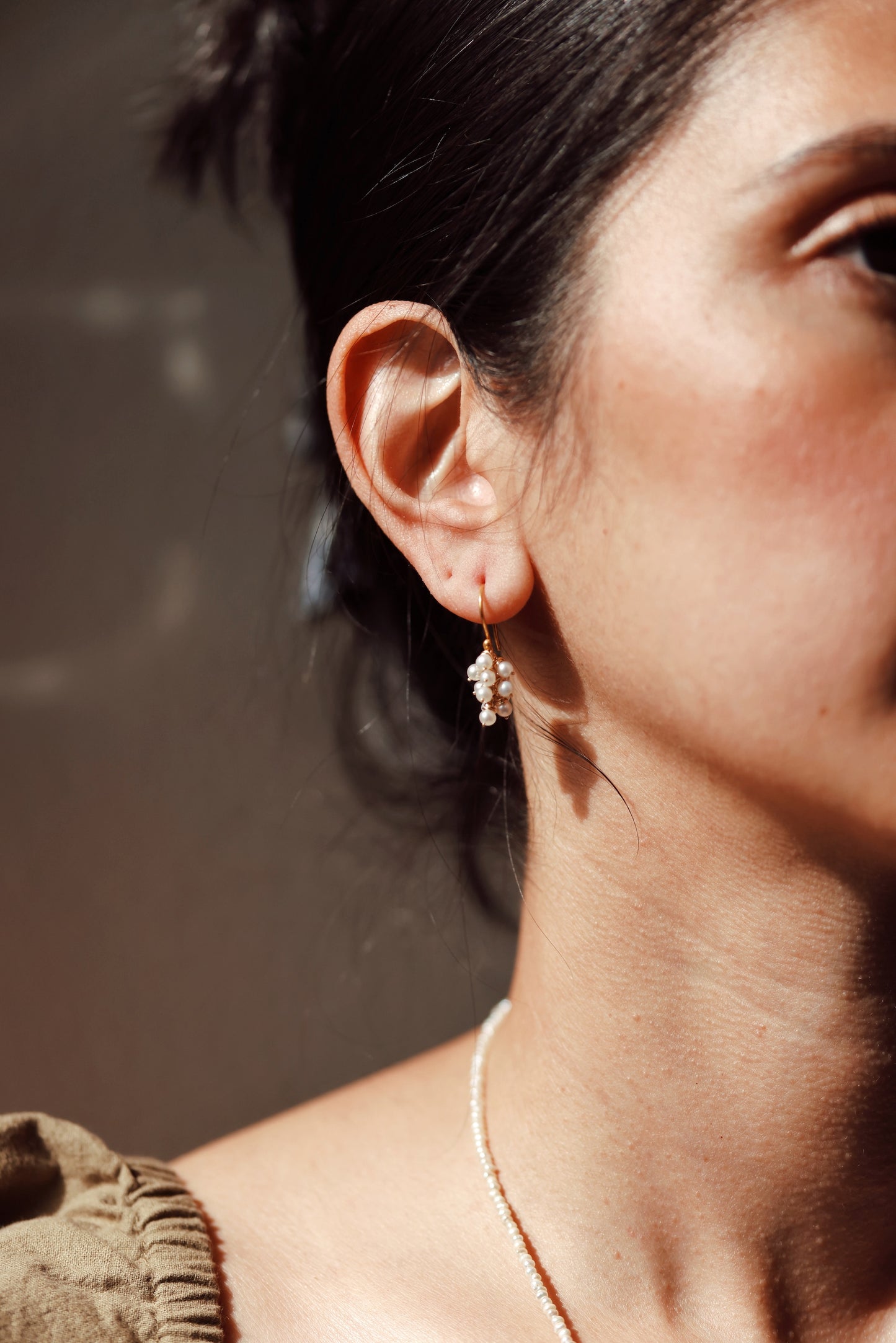 River Song - Japanese Pearl Cluster Earrings