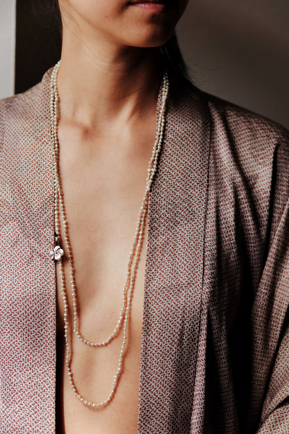 River Song - Mermaid Pearl Necklace, 56"