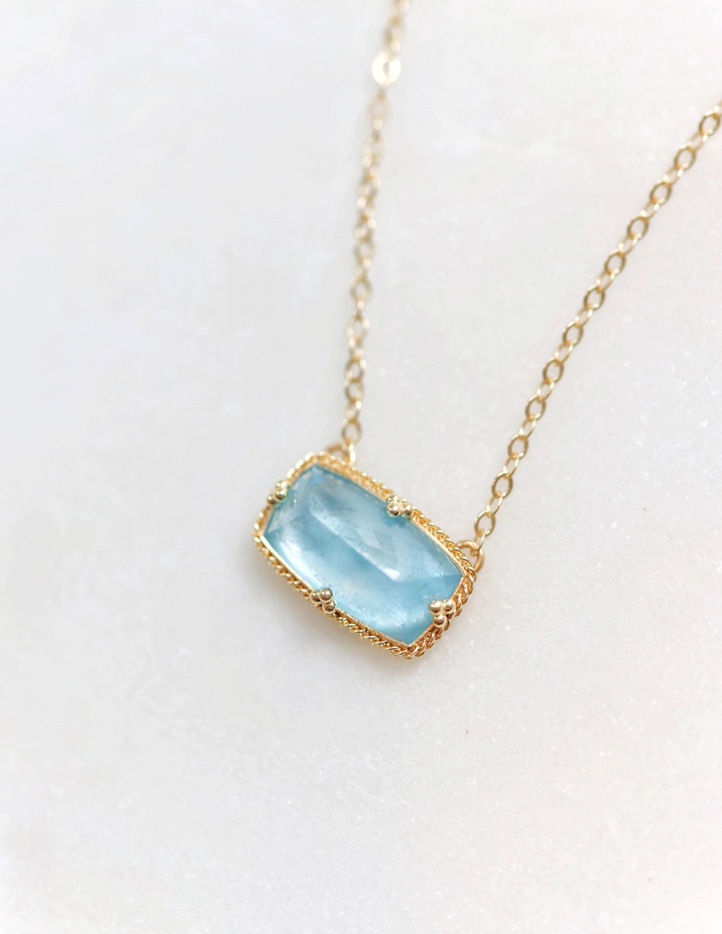 Amáli - One of a Kind Aquamarine Necklace