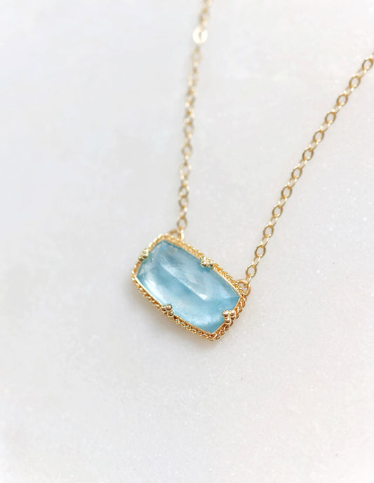 Amáli - One of a Kind Aquamarine Necklace