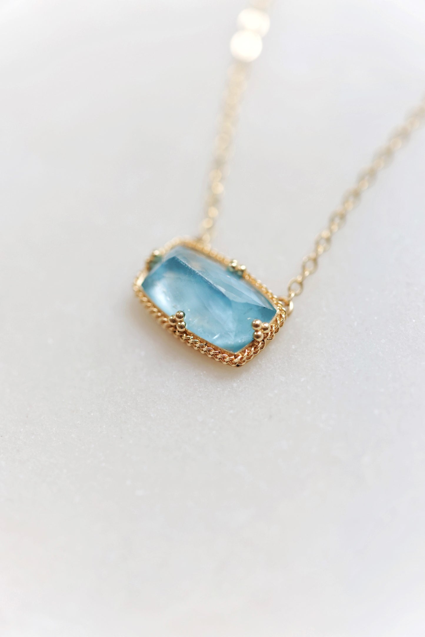 Amáli - One of a Kind Aquamarine Necklace