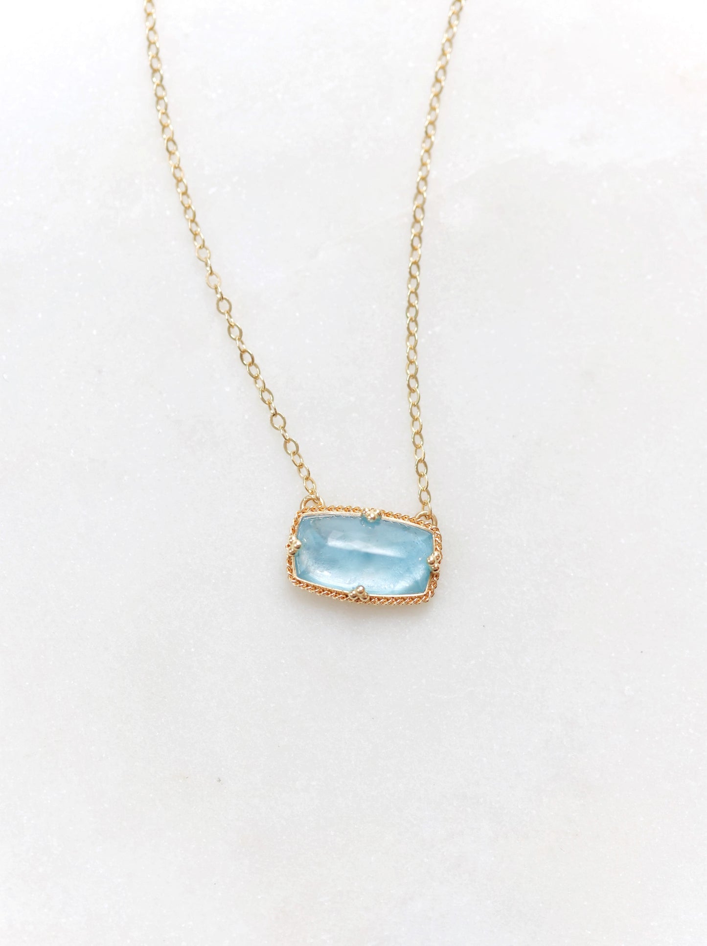 Amáli - One of a Kind Aquamarine Necklace