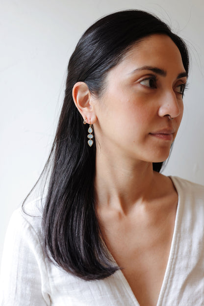 Amáli - One of Kind Aquamarine Earrings
