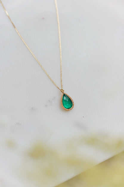 Amáli - One of a Kind Emerald Necklace