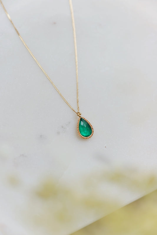 Amáli - One of a Kind Emerald Necklace