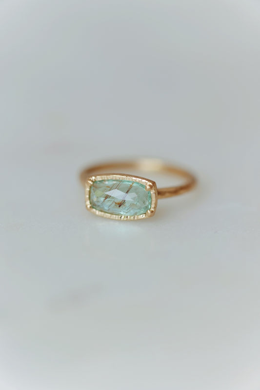 Yasuko Azuma - Pale Paraiba Ring