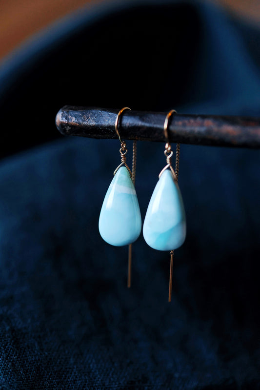 Rock Stella - Larimar smooth drops