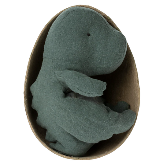 Maileg - Gantosaurus in egg, Small - Dark petrol