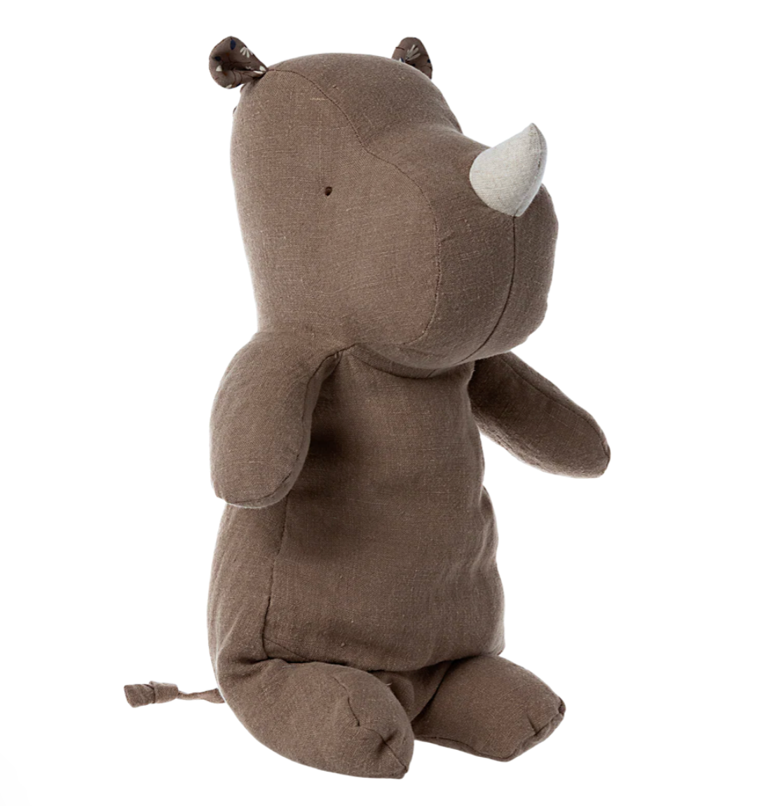 Maileg Rhino, Medium - Light brown