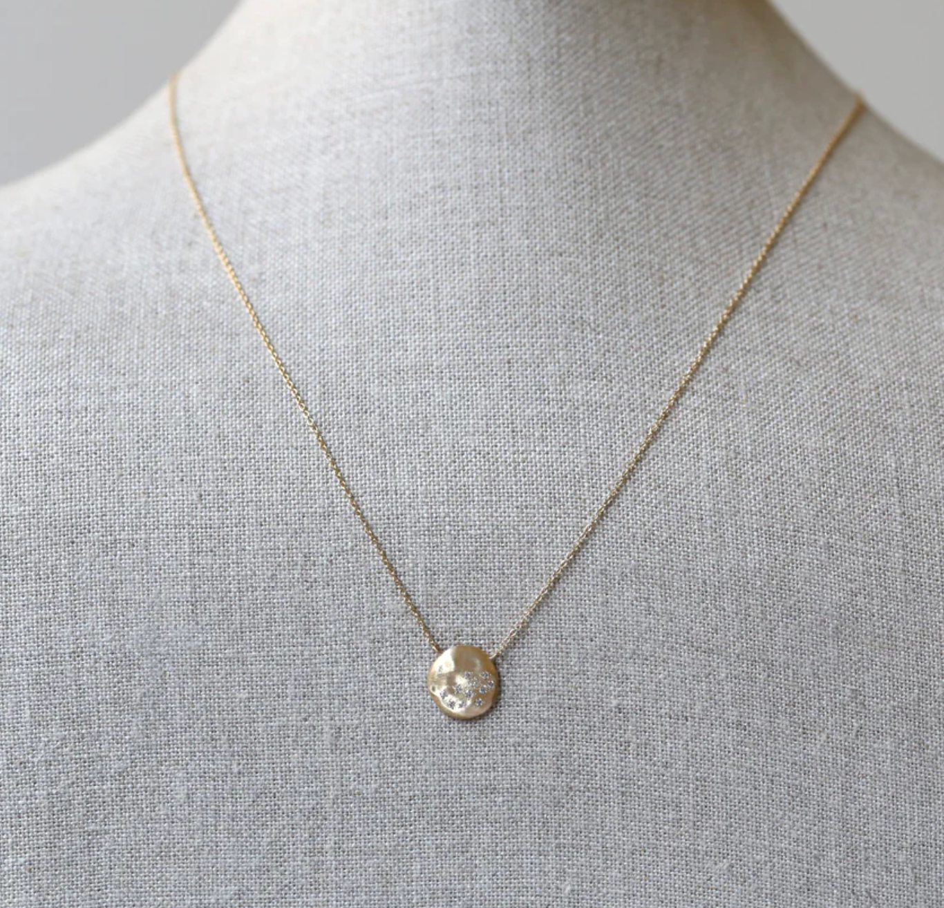 Yasuko Azuma - Large Dew Disc Necklace