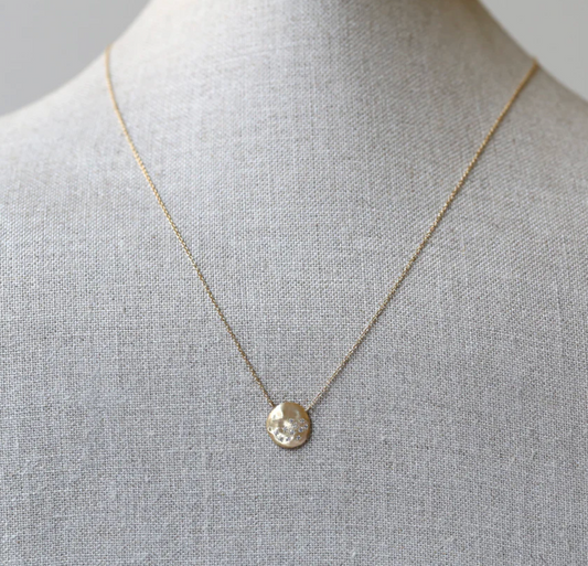 Yasuko Azuma - Large Dew Disc Necklace