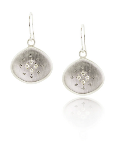 Adel Chefridi - Four Star Silver Lights Earrings