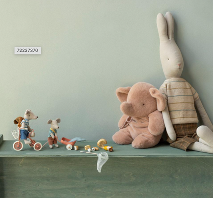 Elephant plush, Medium - Vintage rose
