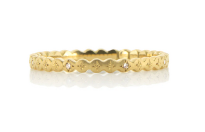 Adel Chefridi - Thin River Rocks Band Ring