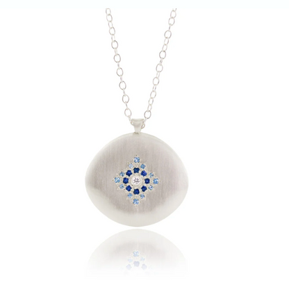 Adel Chefridi - Star Light Pendant Aquamarine & Sapphire