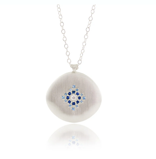 Adel Chefridi - Star Light Pendant Aquamarine & Sapphire