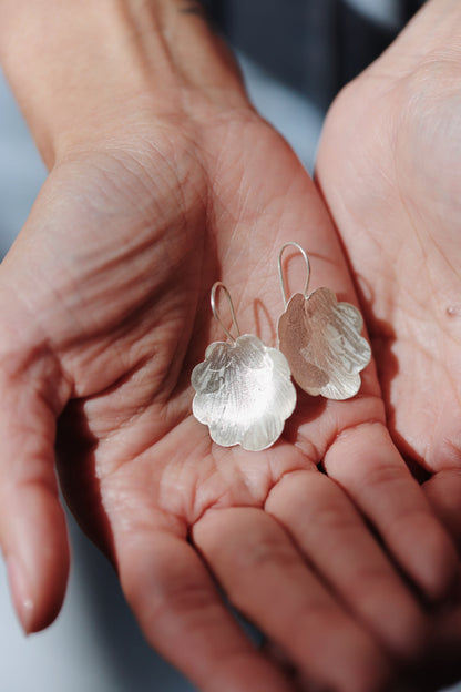 River Song - Silver Rain Cloud Earrings