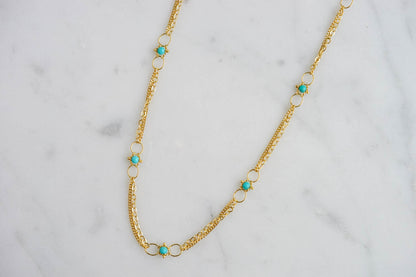 Amáli - Whisper Chain Turquoise Necklace