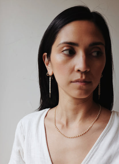 Amáli - Textile Freshwater Pearl Necklace