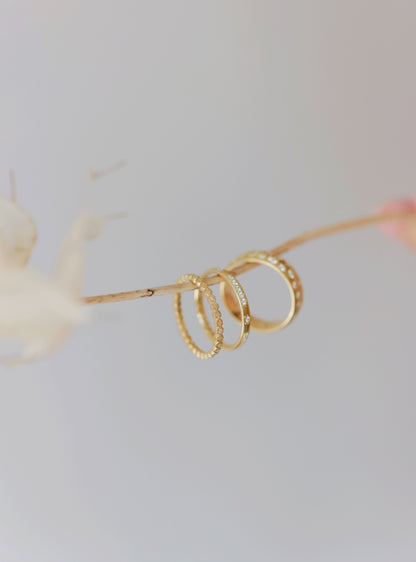 Adel Chefridi - Thin River Rocks Band Ring