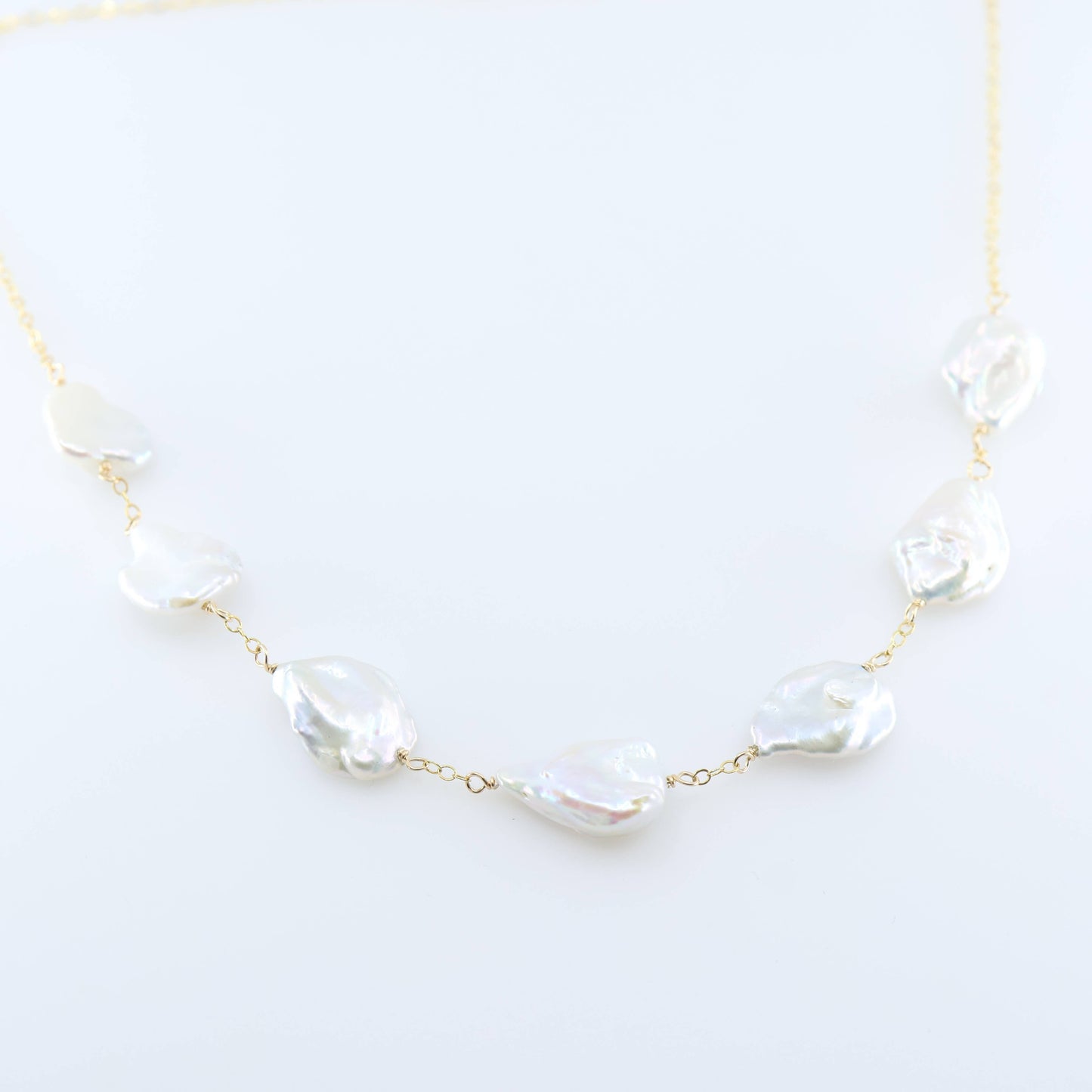 7 Drop Freshwater Pearl Necklace