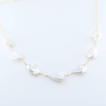 7 Drop Freshwater Pearl Necklace