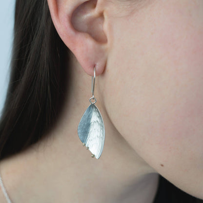 Nature inspired wing shaped Gossamer Earrings