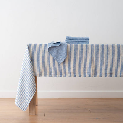 Linen Me - Linen Napkin Blue Francesca