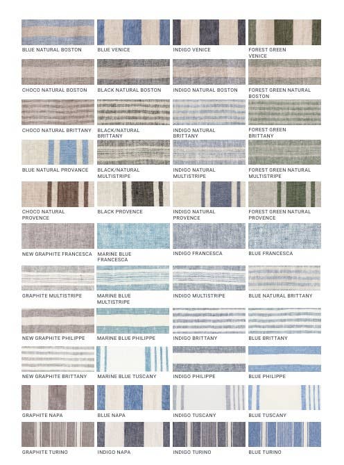 Linen Me - Linen Napkin Blue Francesca