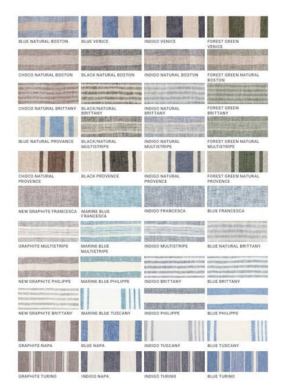 Linen Me - Linen Napkin Blue Francesca
