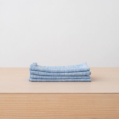 Linen Me - Linen Napkin Blue Francesca