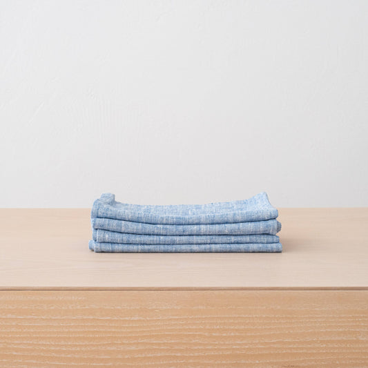 Linen Me - Linen Napkin Blue Francesca