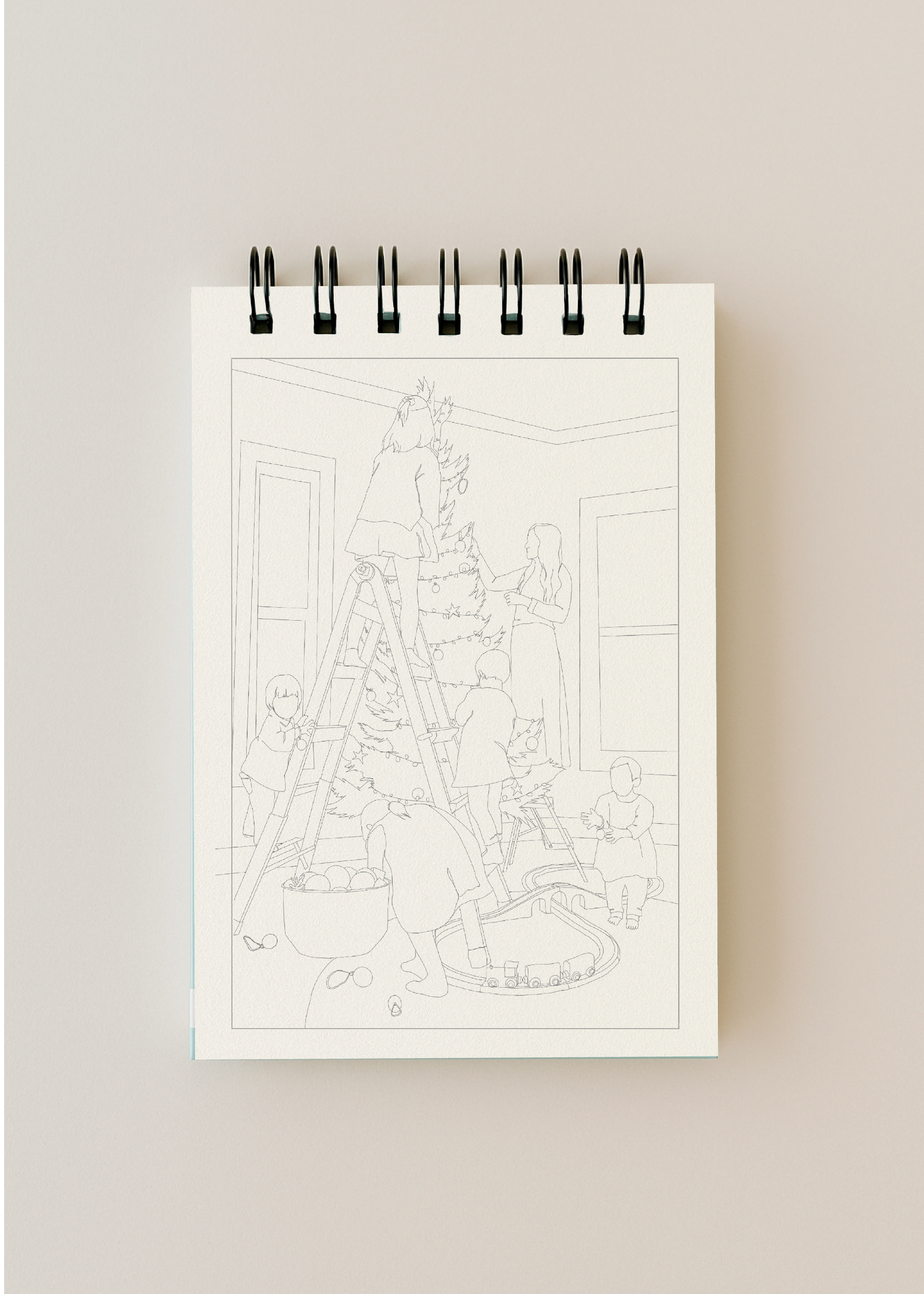 A Little Bit of Christmas - Mini Watercoloring Book