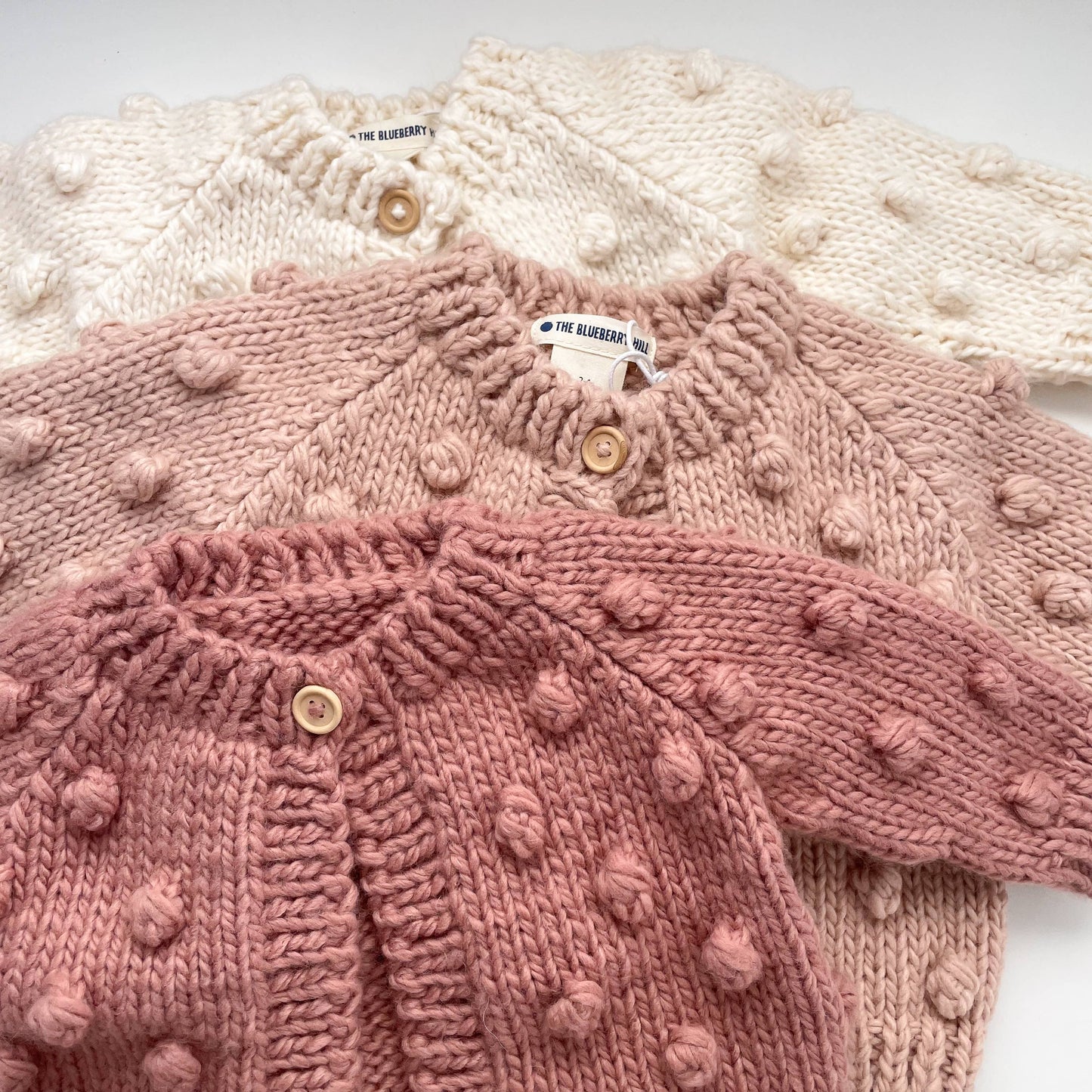 Popcorn Cardigan, Cream | Baby Sweater | Kids Clothing